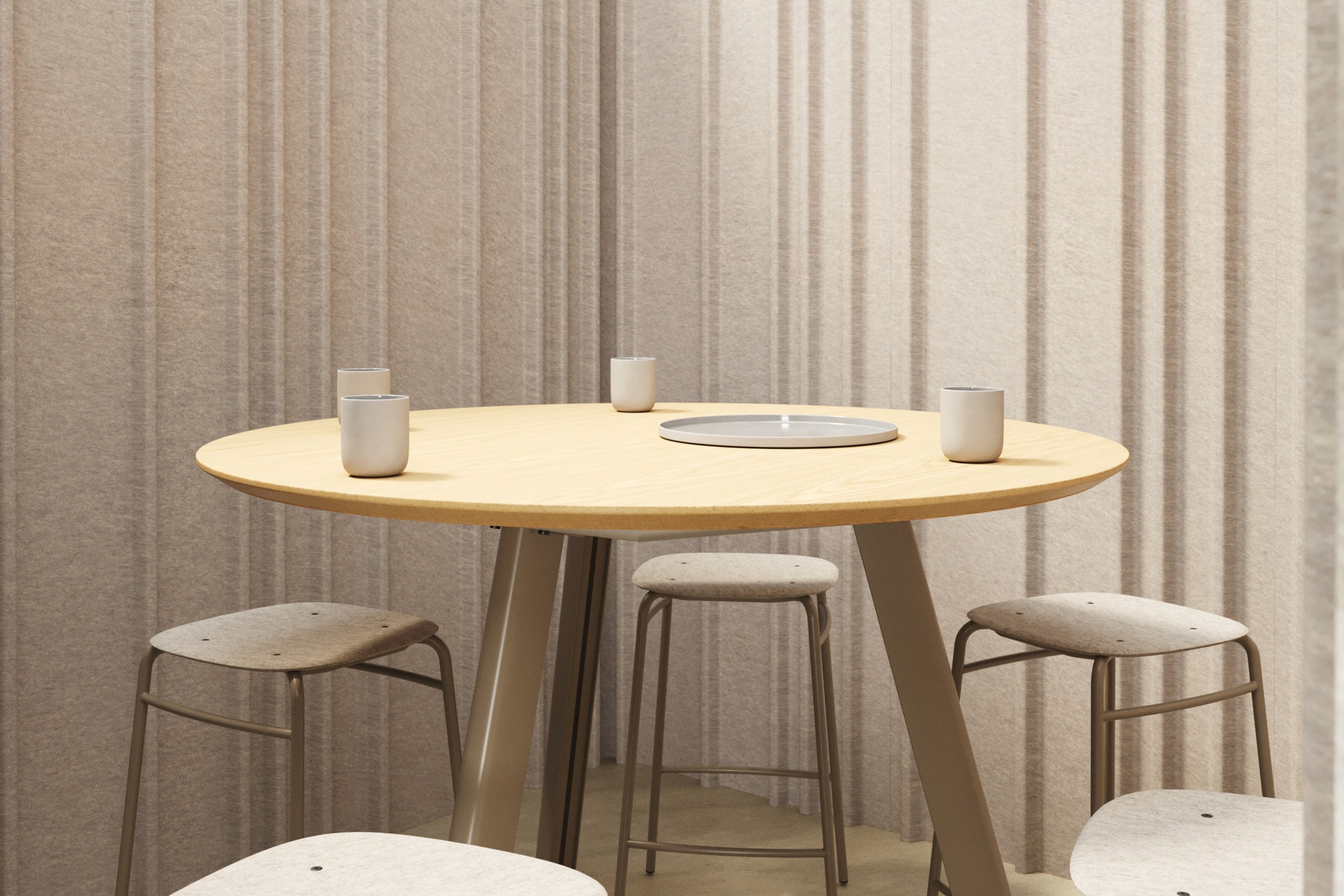 Mute Fraction PET Felt Acoustic Panel | De Vorm