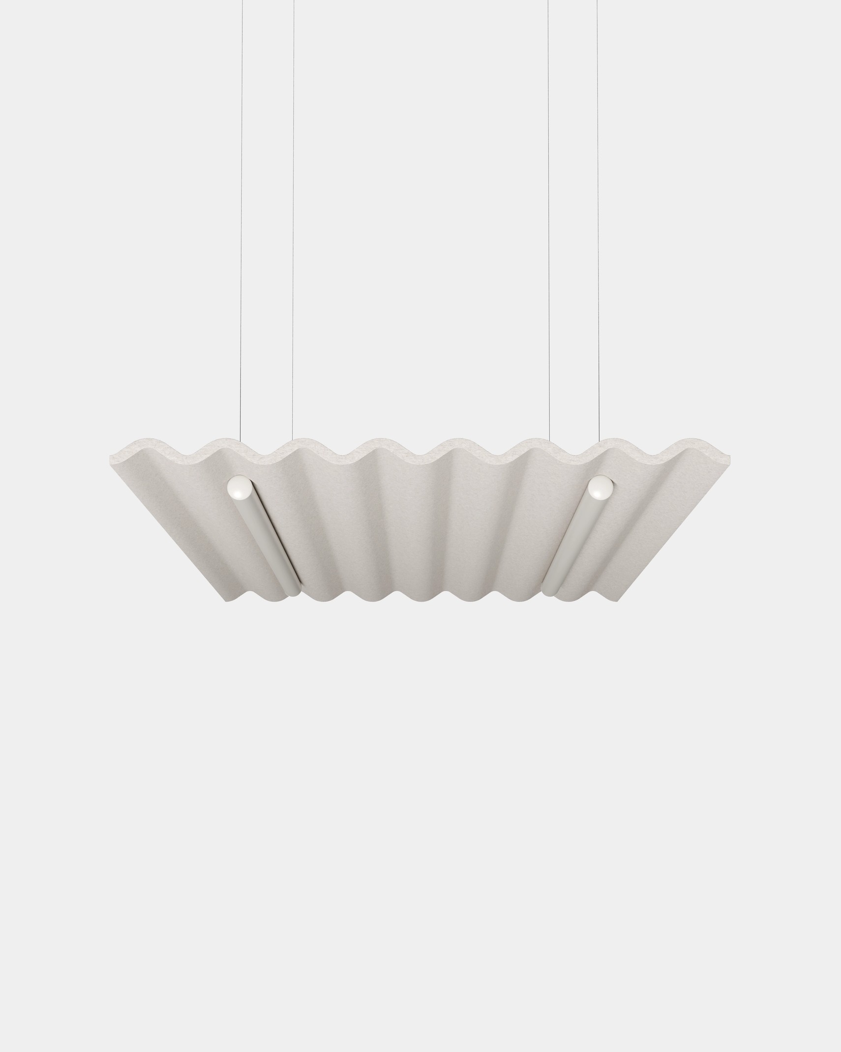 Mute Flow Floating PET Felt Acoustic Panel | De Vorm