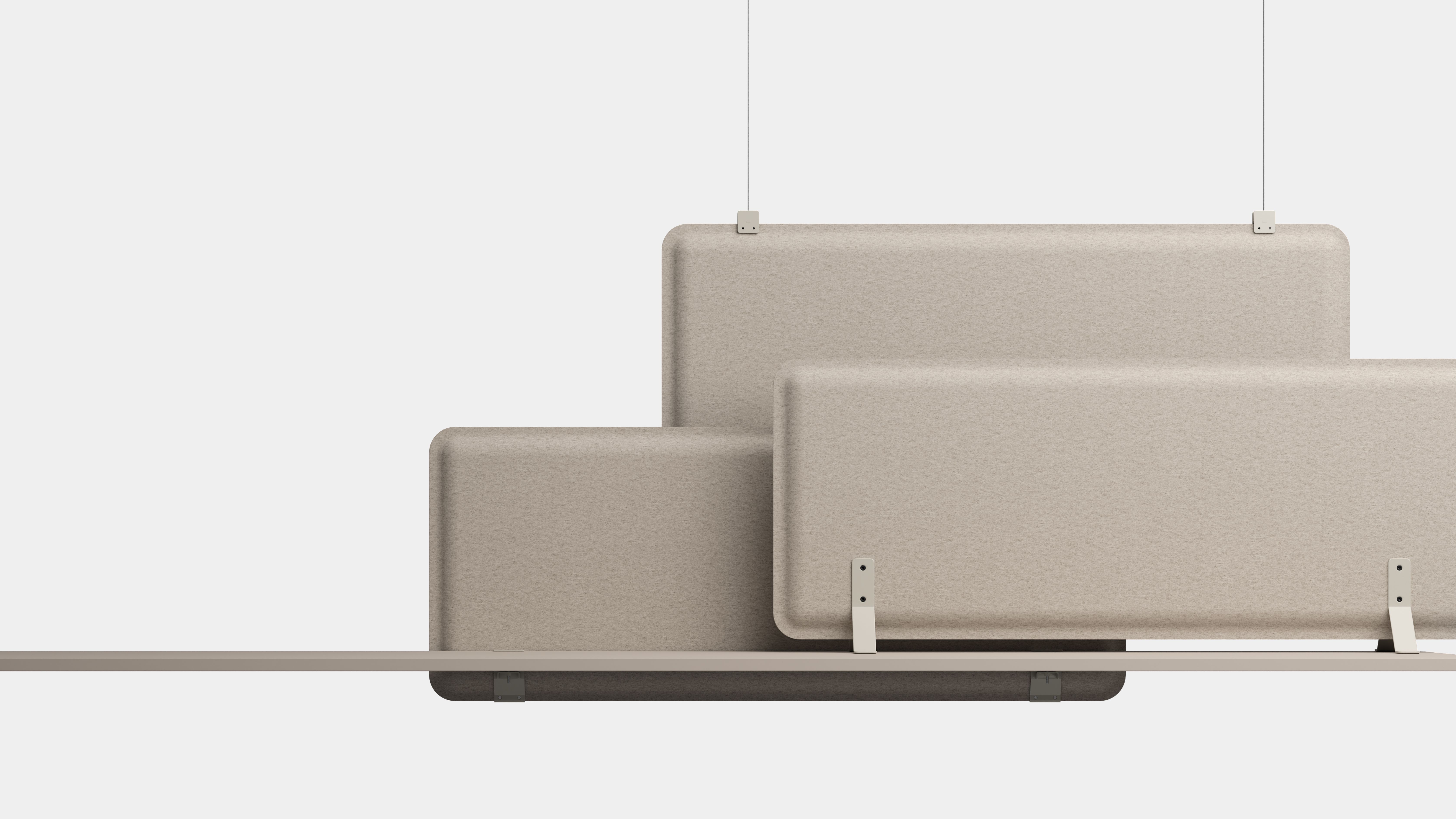 AK 3+4 PET Felt Workplace Dividers