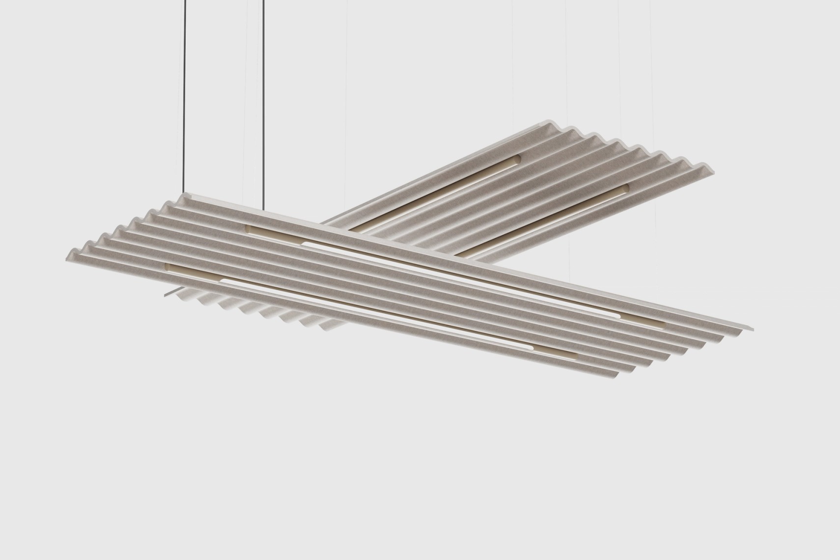Mute Flow Floating PET Felt Acoustic Panel | De Vorm