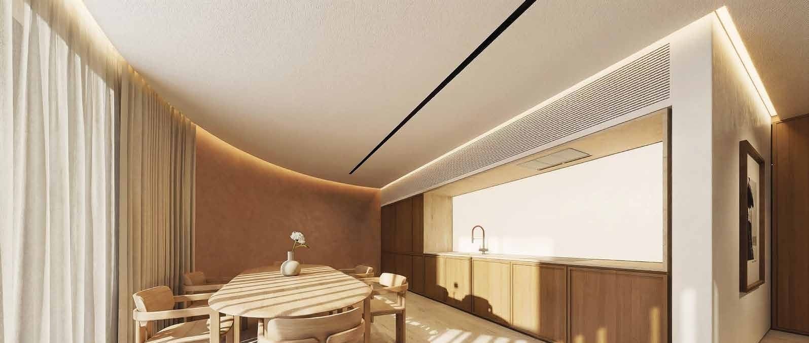 Render of the dining area, Bellacocho, Bacocho