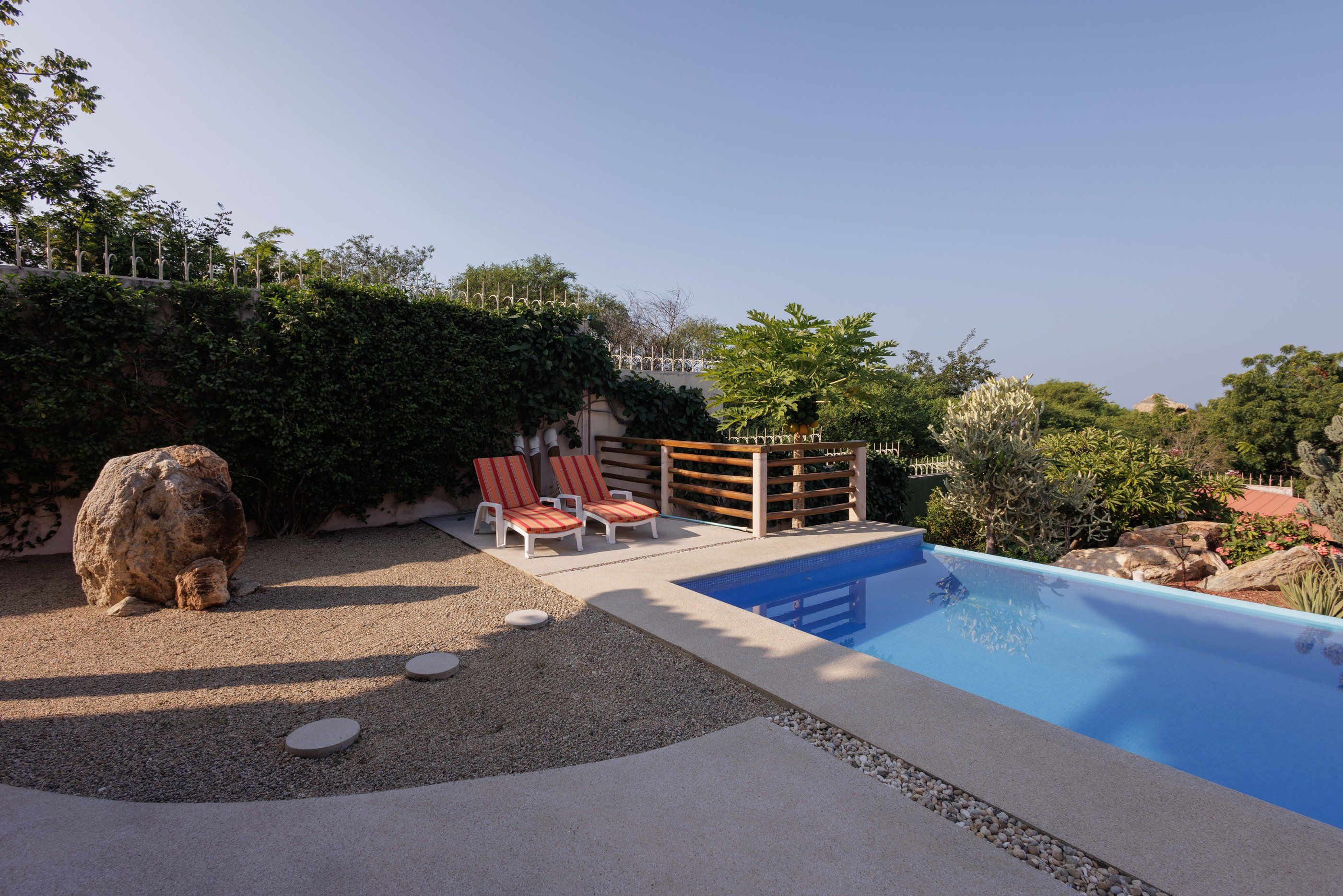Piscine et terrasse, Casa Punta, La Punta Zicatela