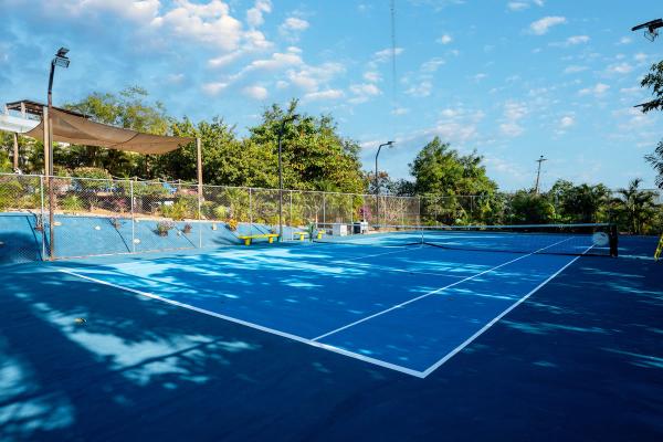 Court de tennis privé, Casa Los Mangos, Zicatela