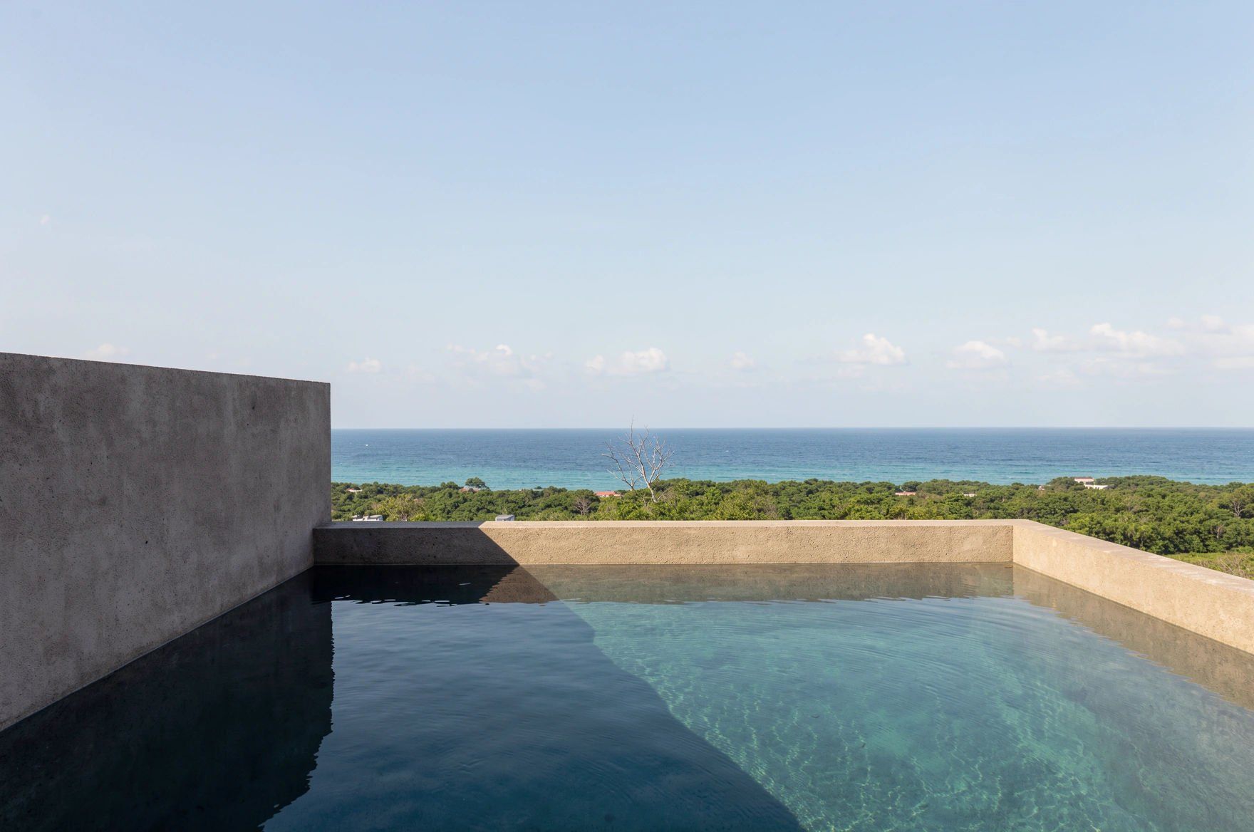 Rendu d'une piscine privée avec vue sur l'océan, Terrazas de Nisa