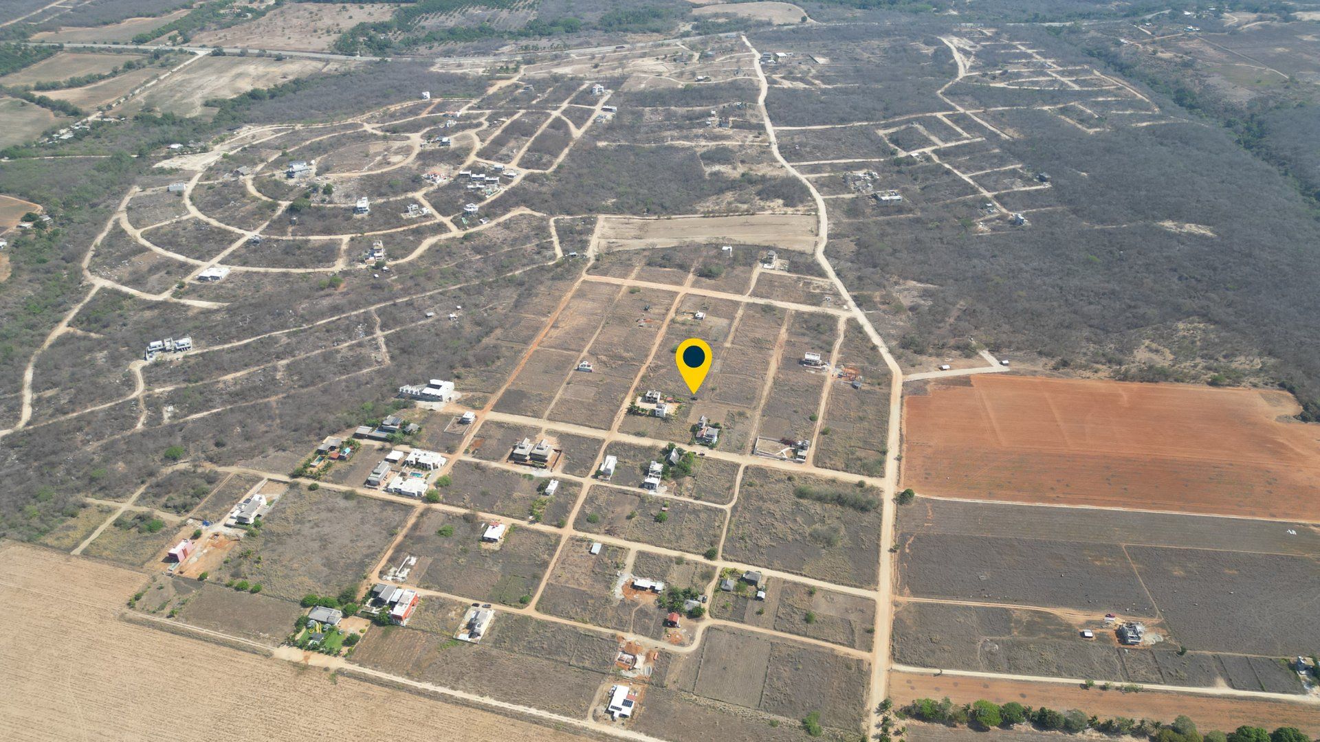 Aerial view of the surrounding blocks, Tierra Blanca