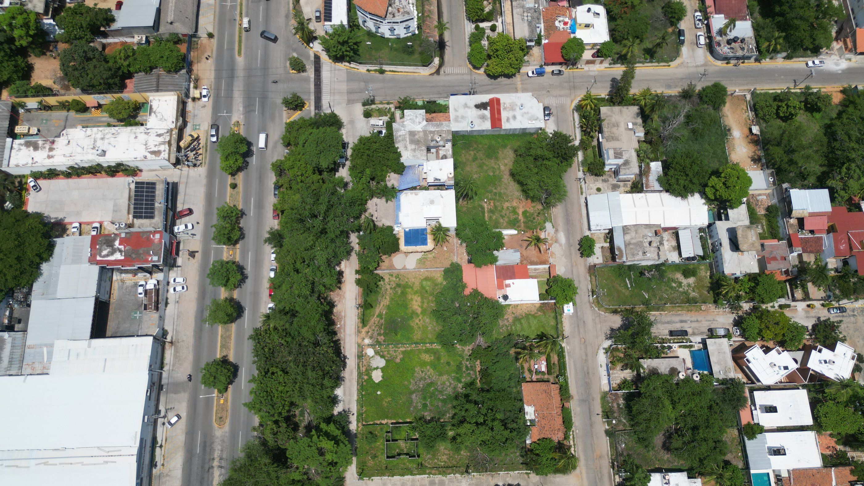 Vista cenital de los lotes y la manzana, Bacocho