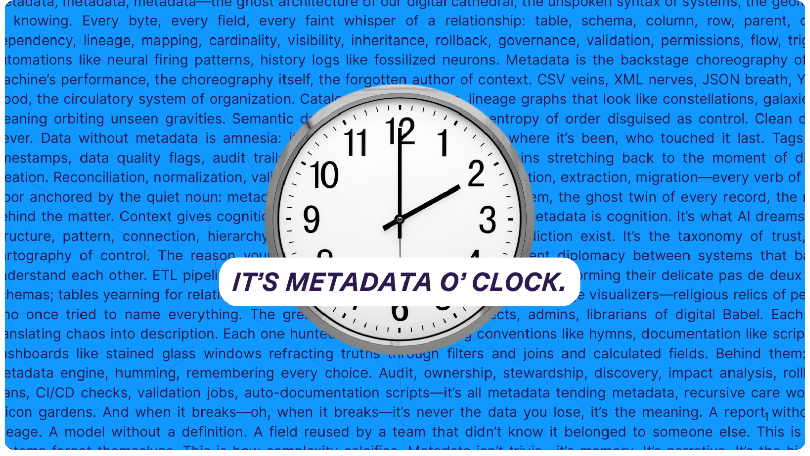 The Metadata Moment