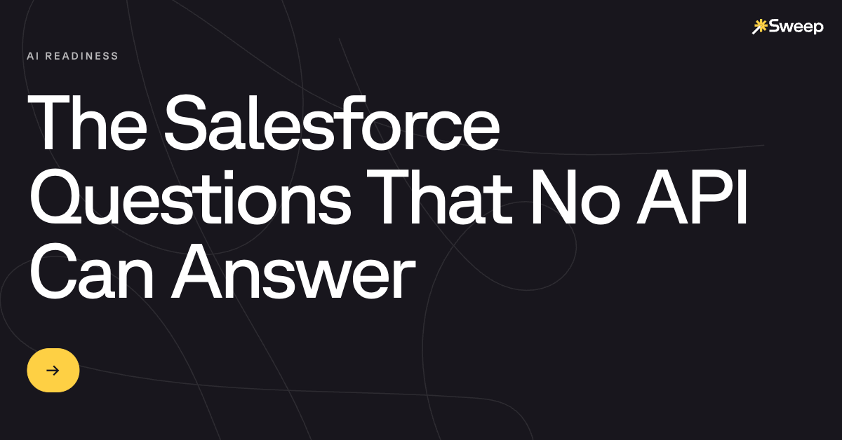 The Salesforce Questions That No API Can Answer