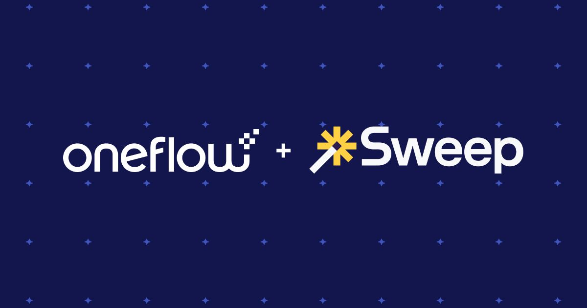 Oneflow and sweep logos