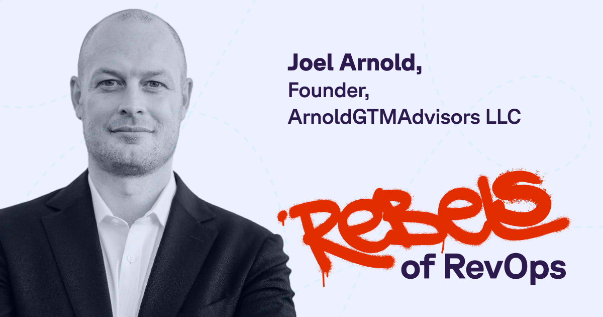 Joel Arnold Founder of ArnoldGTMAdvisors LLC