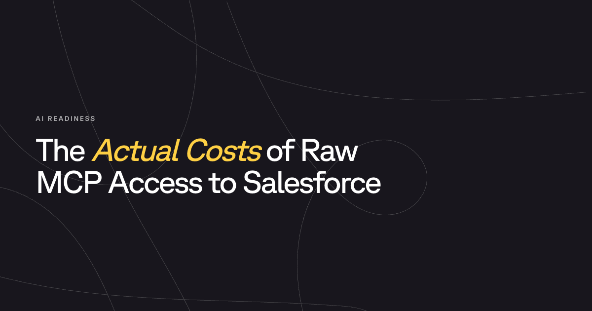 The Actual Costs of Raw MCP Access to Salesforce