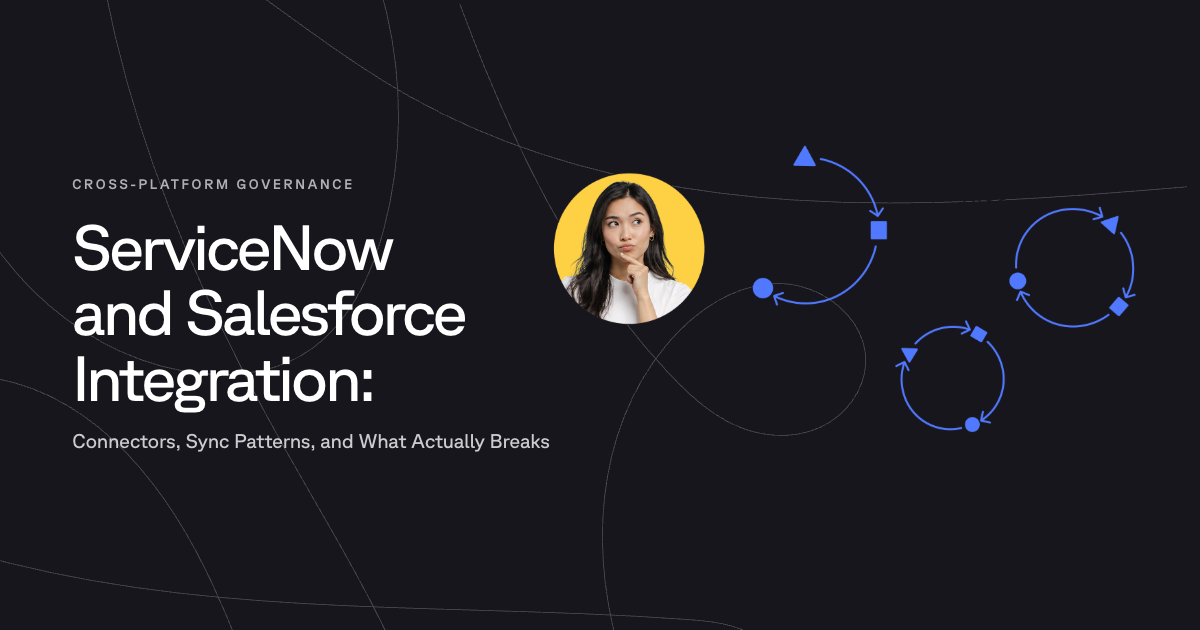 ServiceNow and Salesforce Integration: Connectors, Sync Patterns, and What Actually Breaks