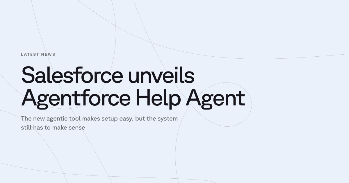 The new agent makes setup easy, but the system still has to make sense