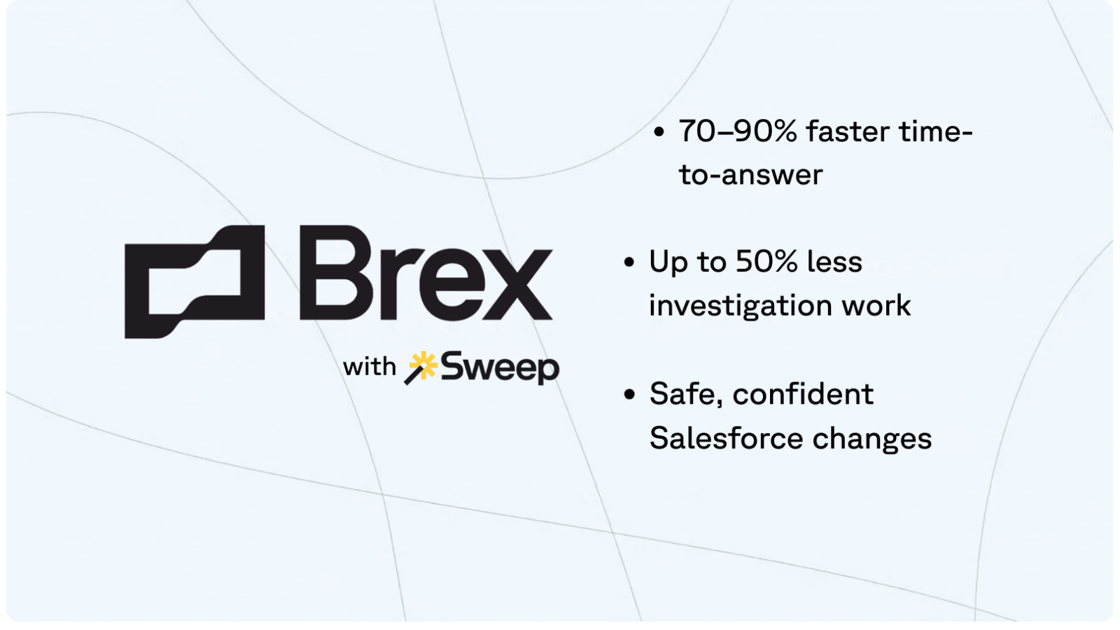 Brex Reduces Salesforce Investigation Time 70–90% with Sweep