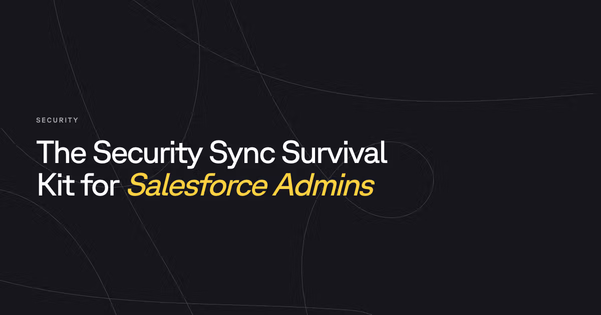 Salesforce Security Review free template