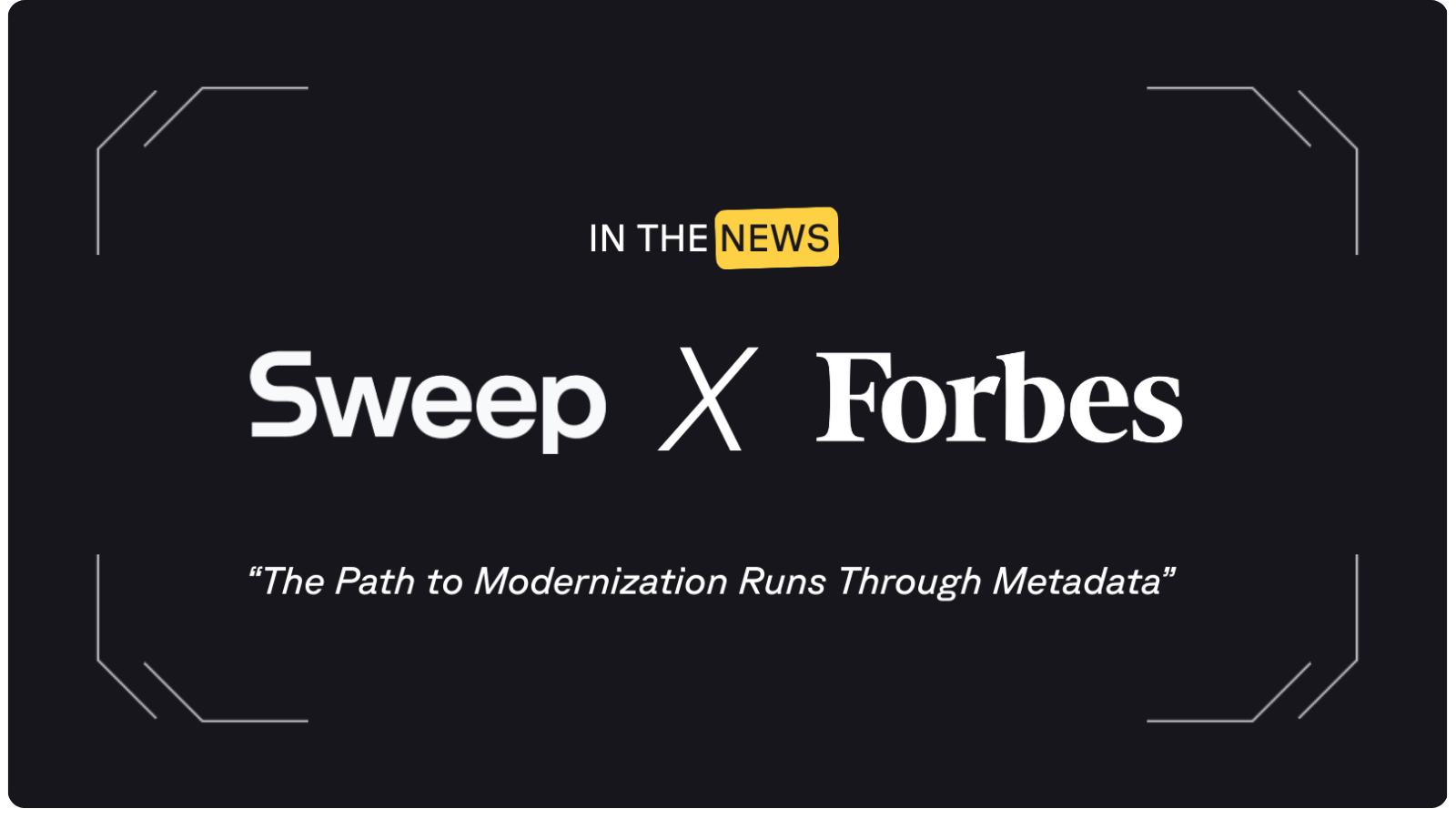 The Path To Modernization Run Through Metadata