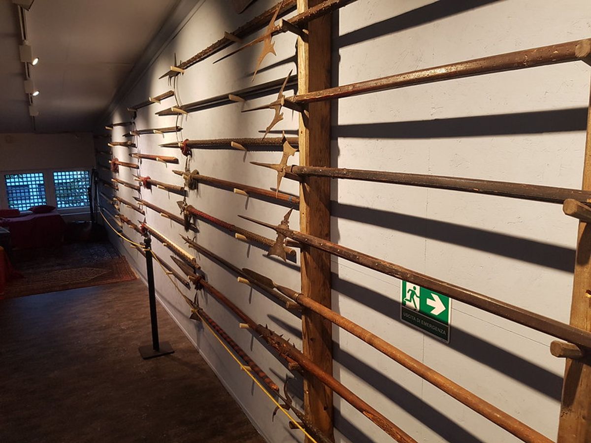 Polearms at the Gairethinx museum