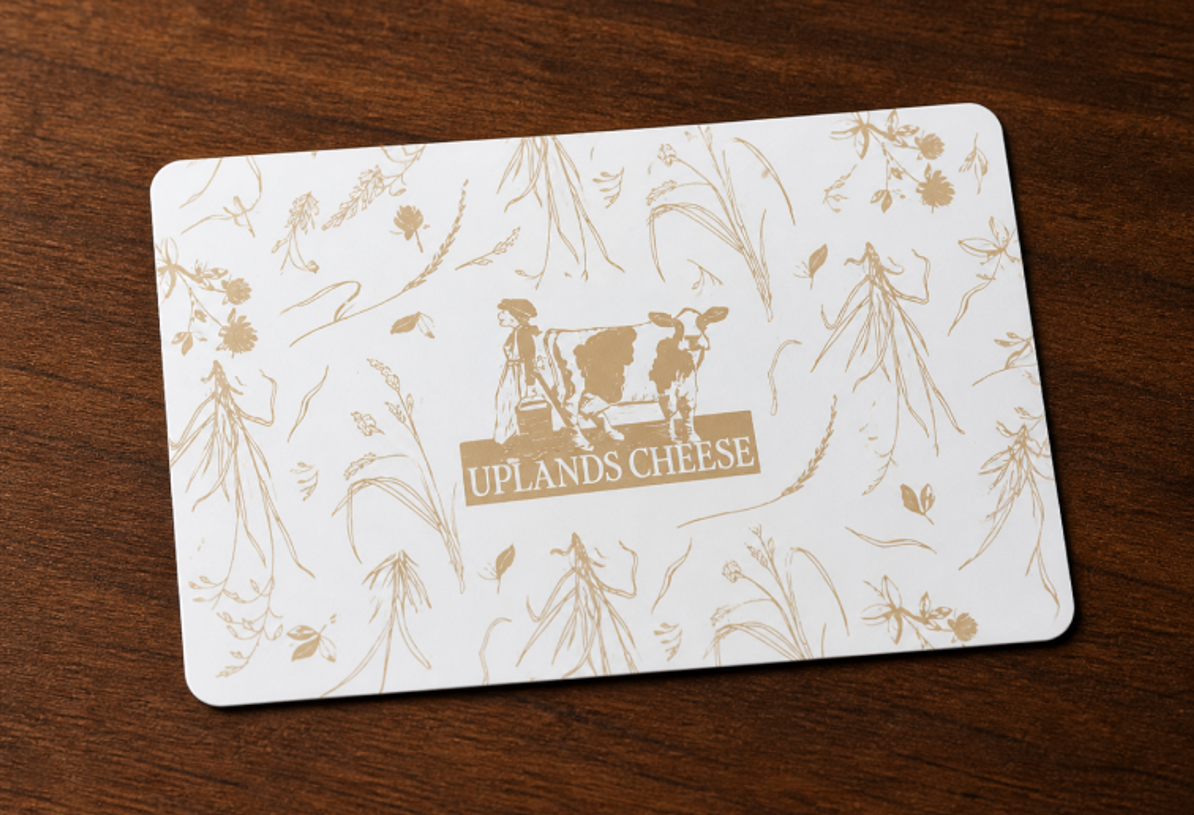 An Uplands Cheese gift card