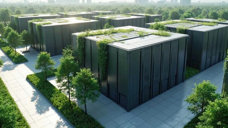 Data centre water treatment, reuse, and recycling infrastructure.