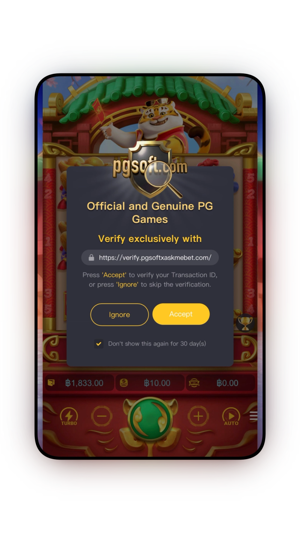 Verify Real PGsoft