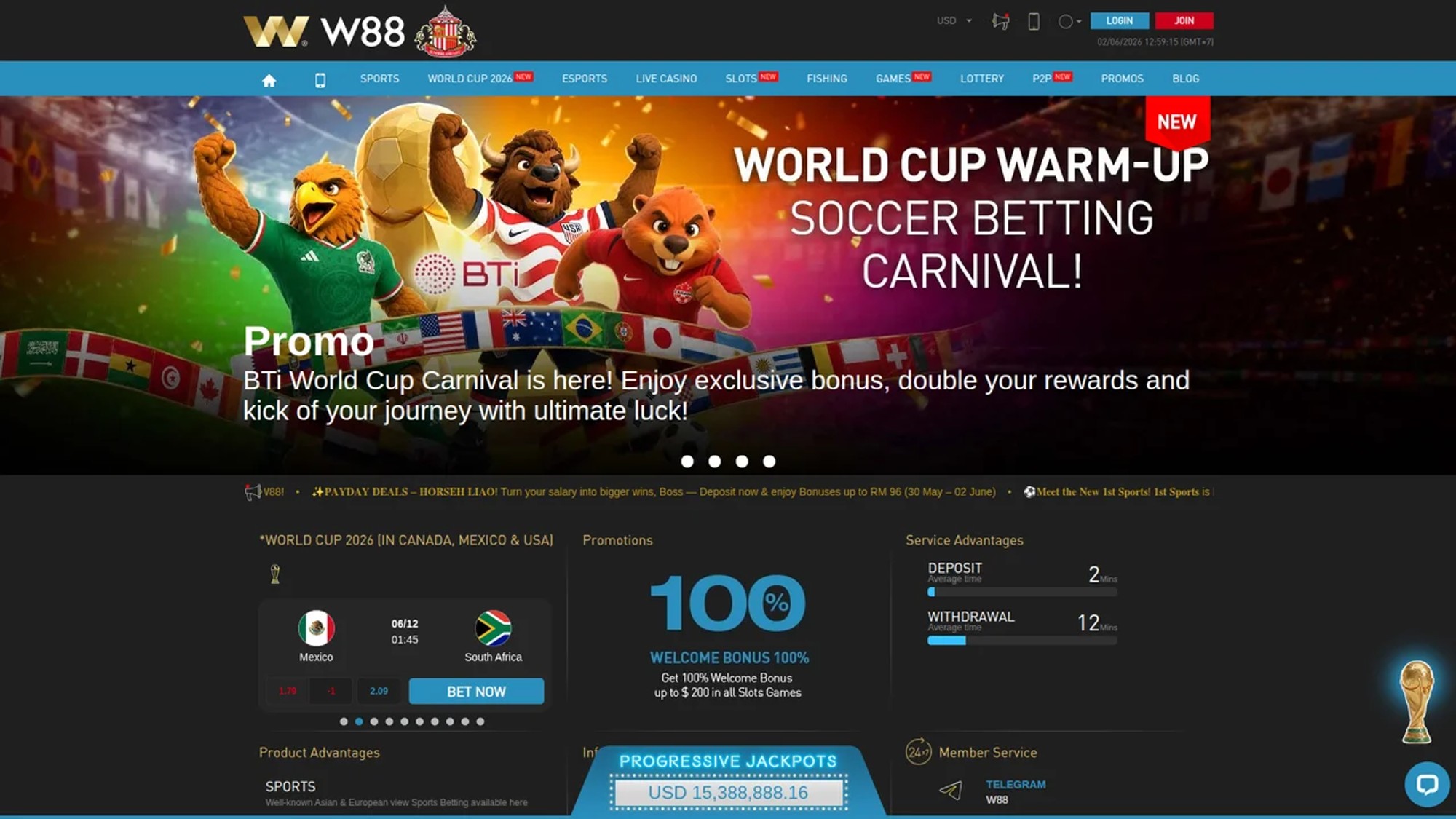 W88 Online Casino and Sportsbook