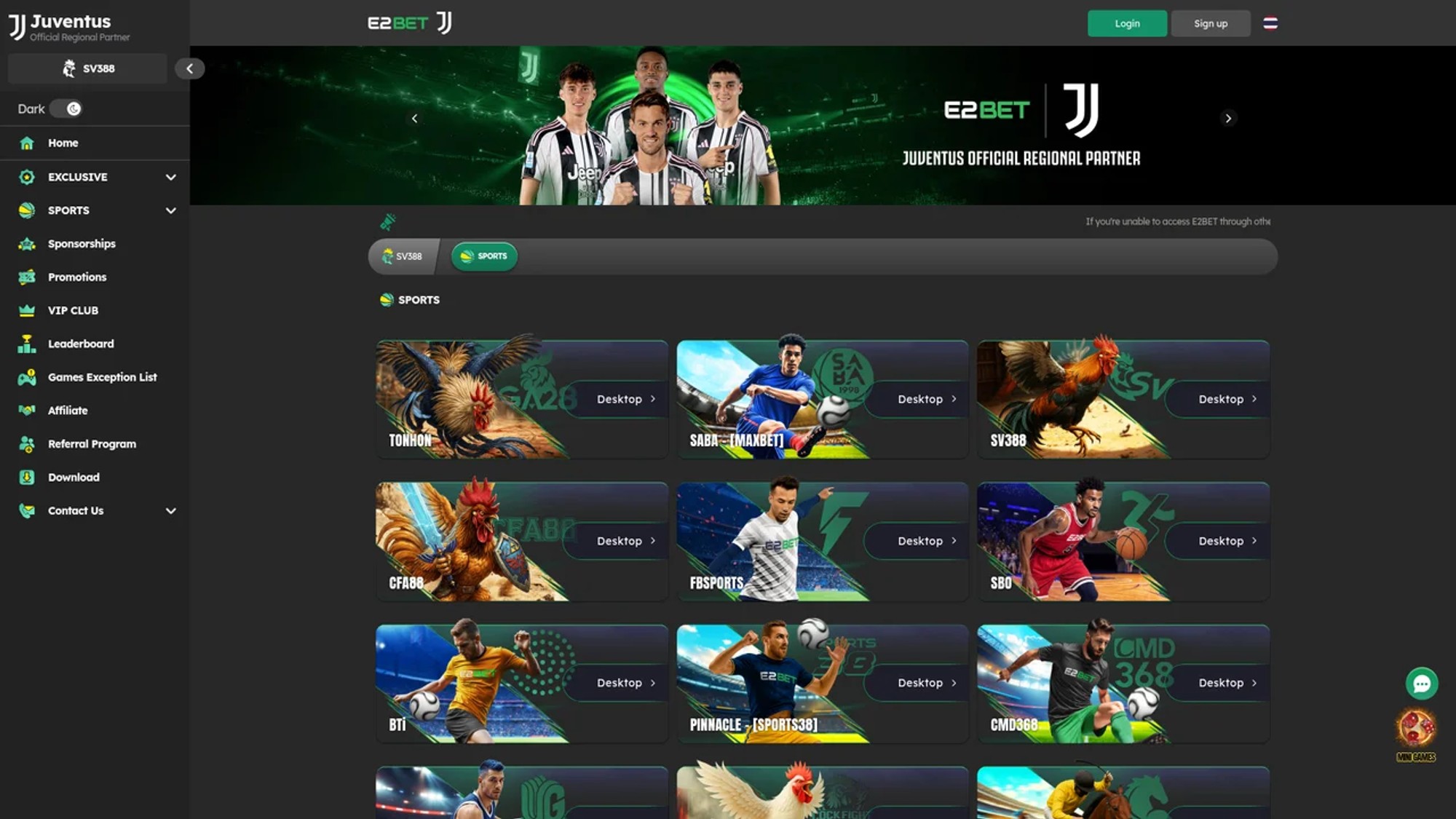 E2bet Homepage - Sports, Cockfighting, Casino, Slots and many more
