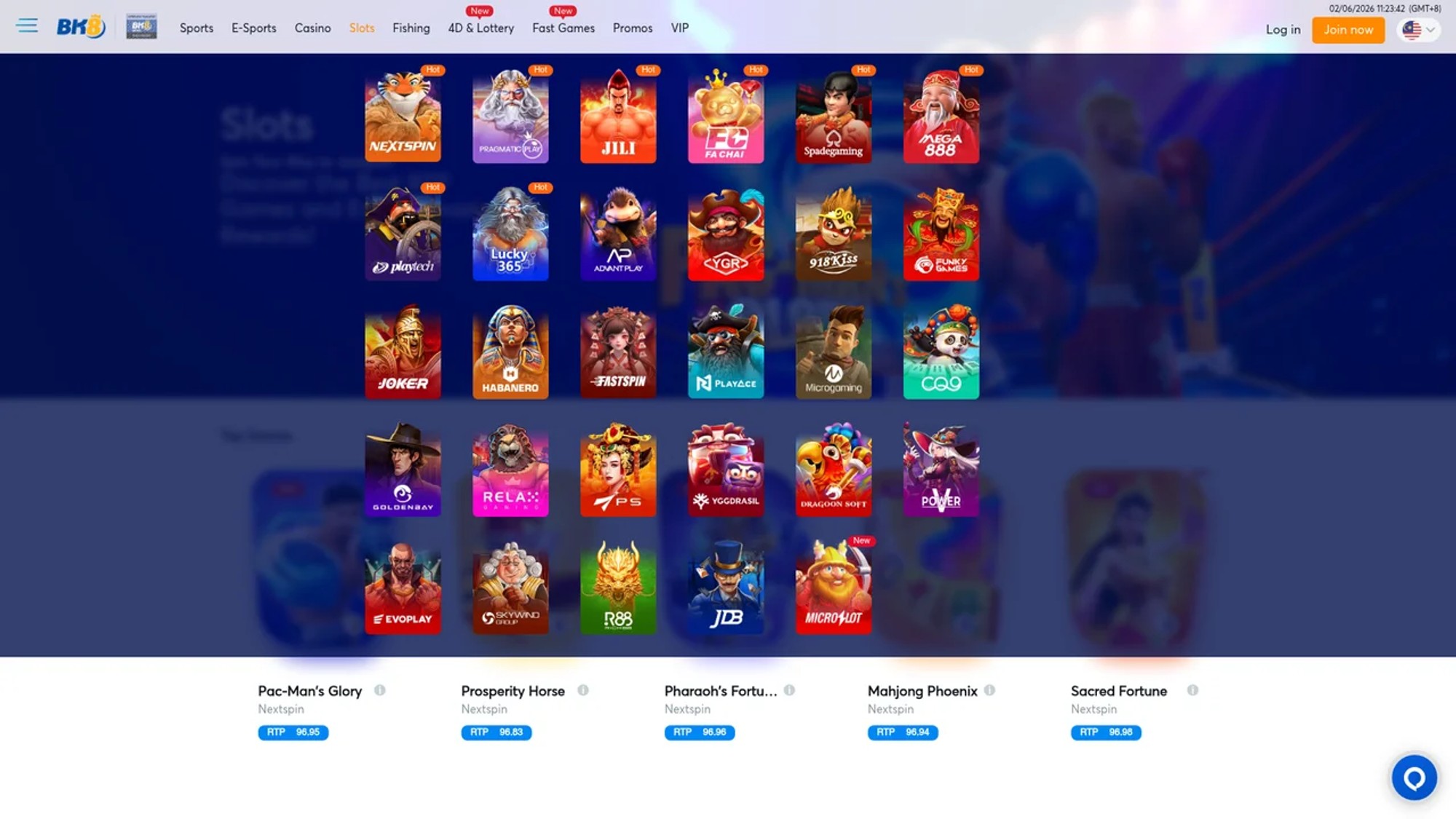 BK8 Slot Games
