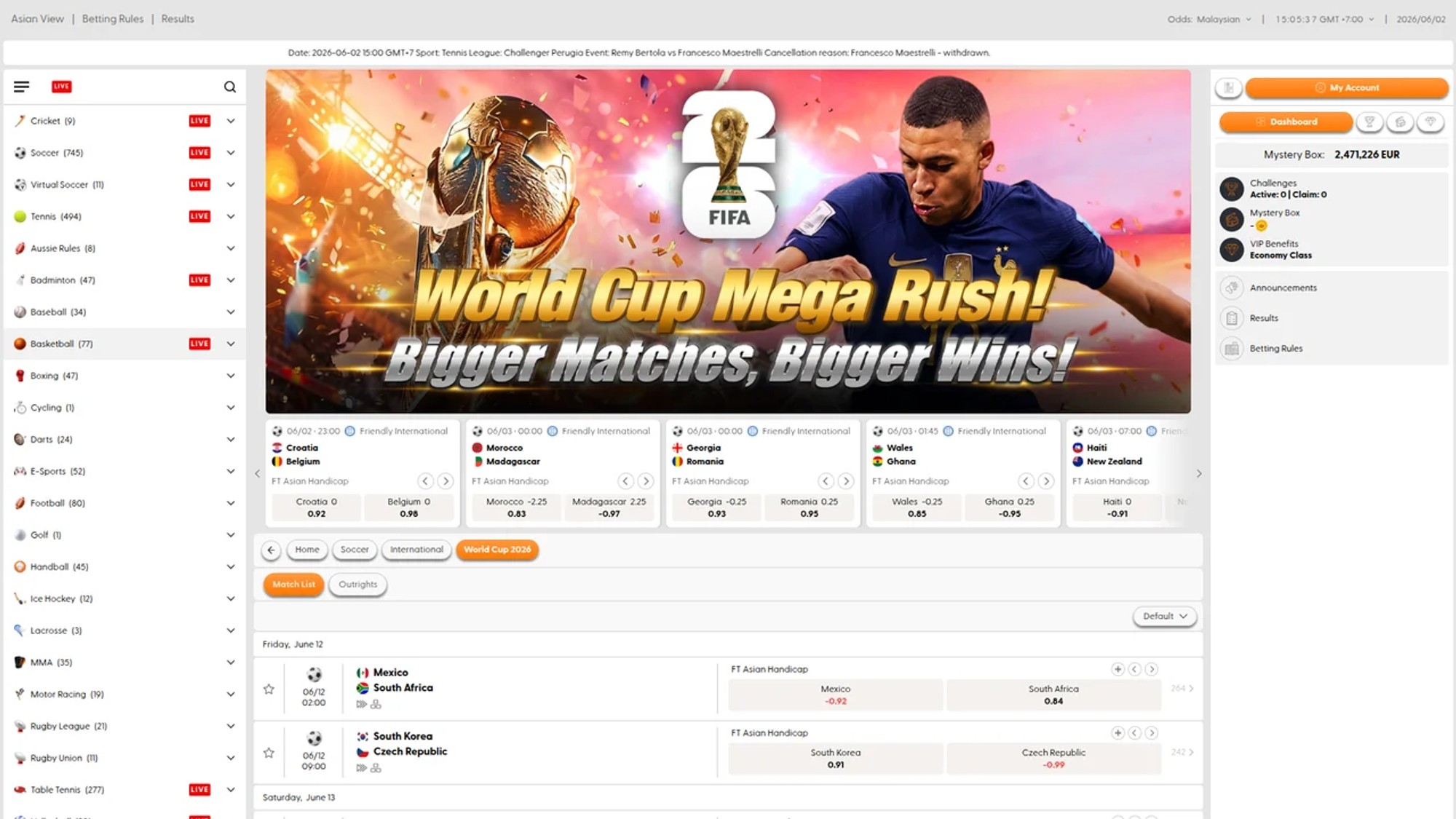 Nova88 Sportsbook - Football, Basketball, Cricket and many more