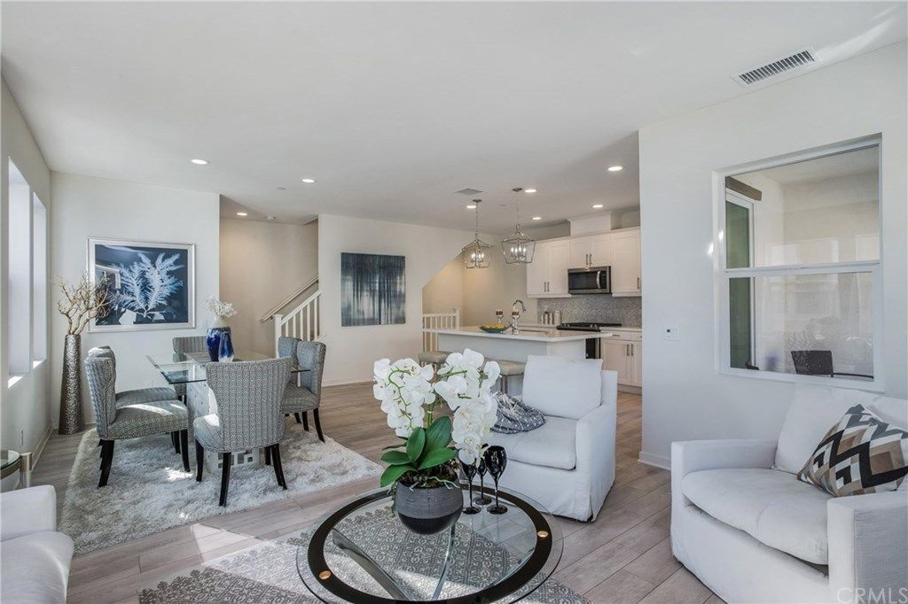 Modern condo living area with contemporary furnishings