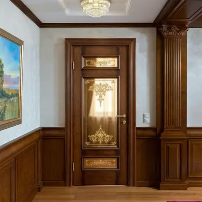 კლასიკური მინის კარი Florencia