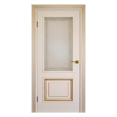 კლასიკური კარი Deco Glass