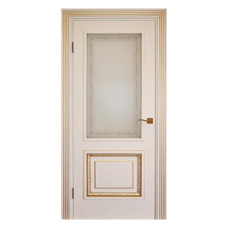 კლასიკური კარი Deco Glass