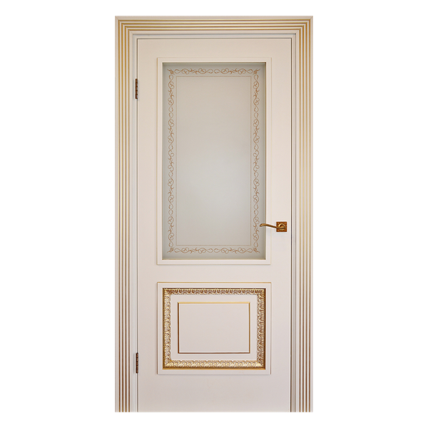 კლასიკური კარი Deco Glass