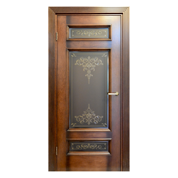 კლასიკური მინის კარი Florencia