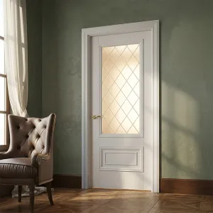 შიდა კარი მინის ჩანართით Antalya Glass