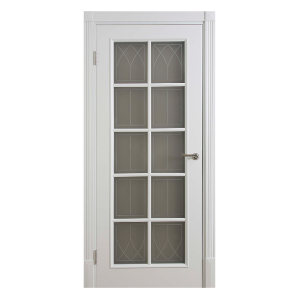 კლასიკური მინის კარი Solento Glass