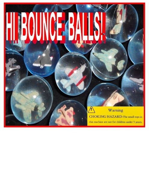 CFM-01 AIRPLANE 49MM BOUNCY BALLS