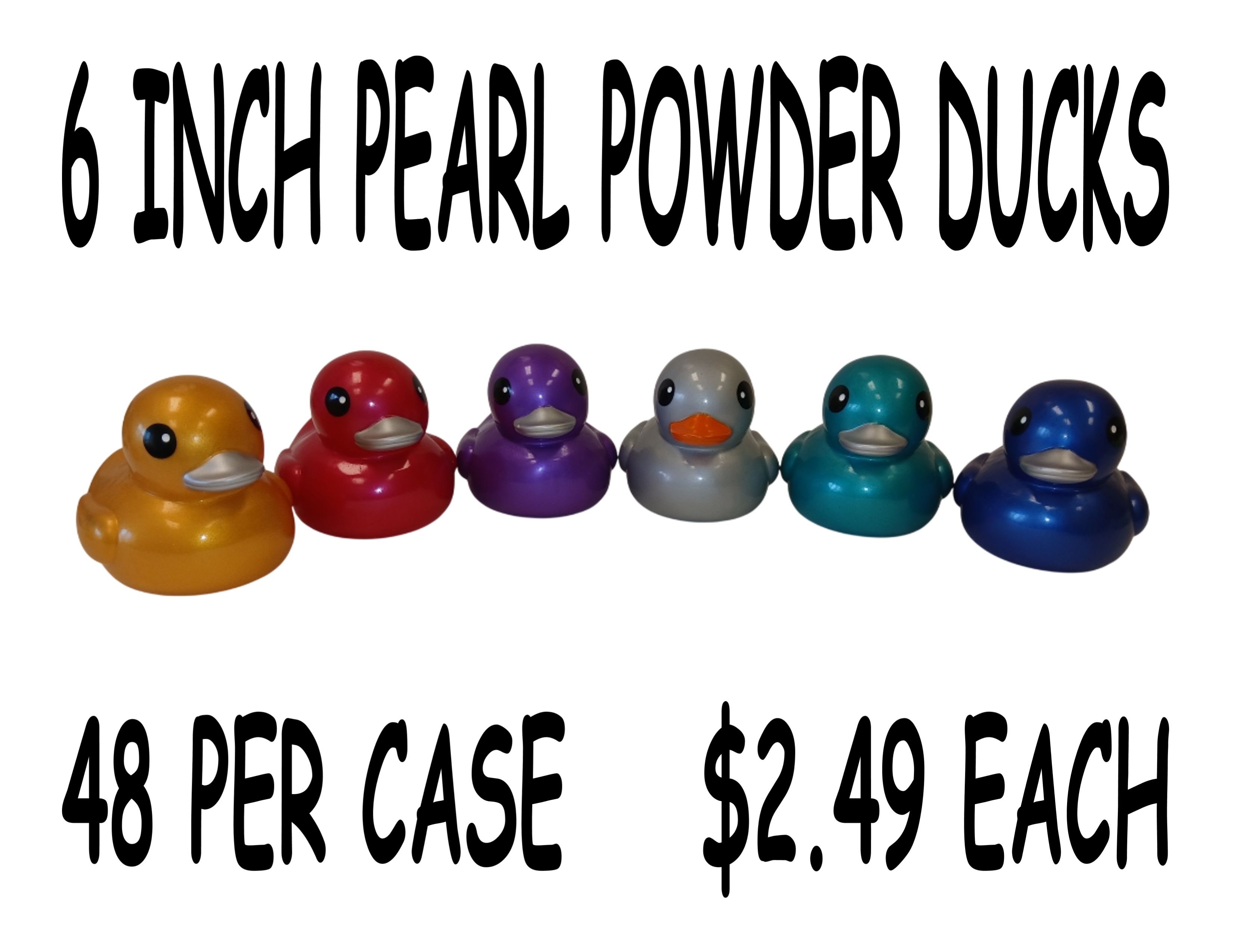6 INCH PEARL POWDER DUCKS