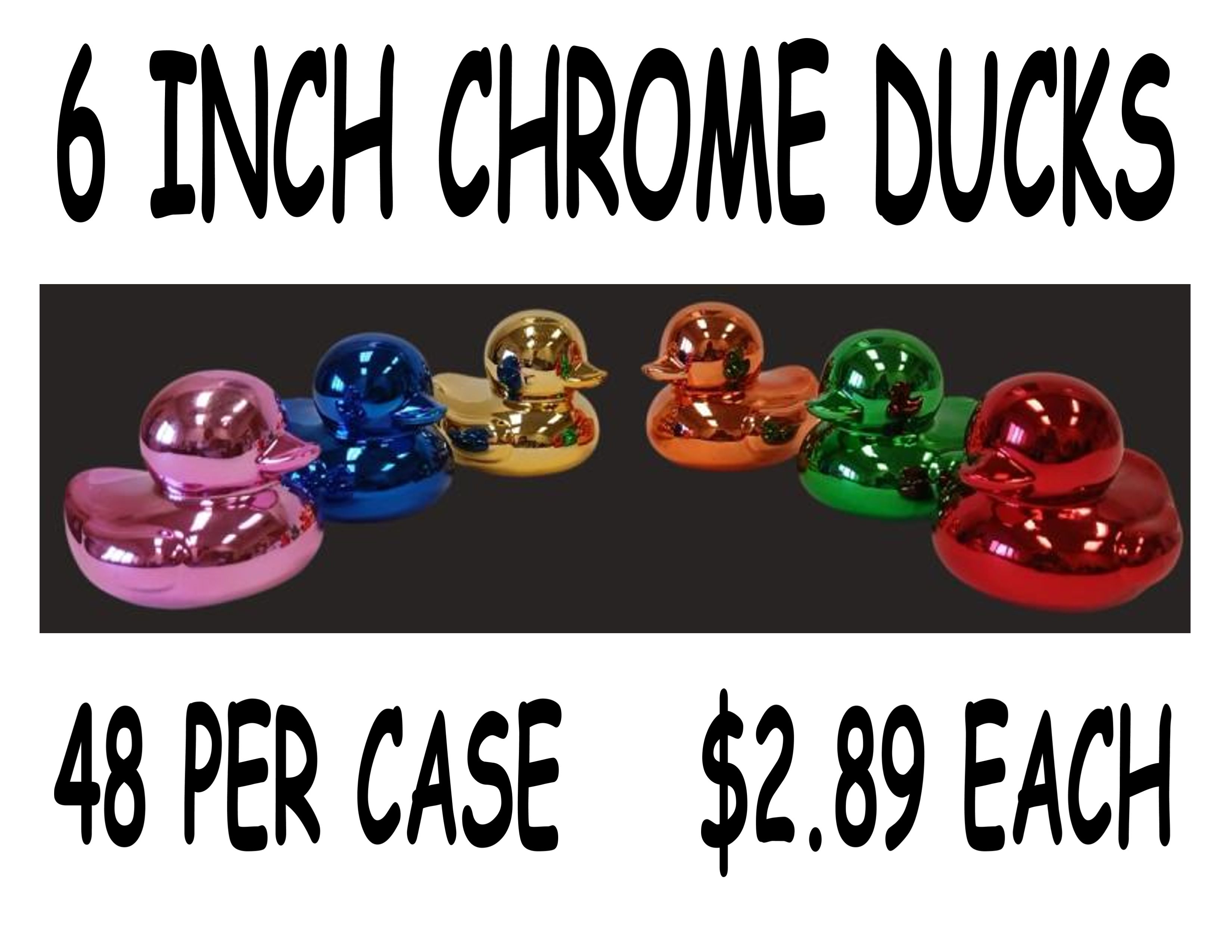6 INCH SHINY DUCKS