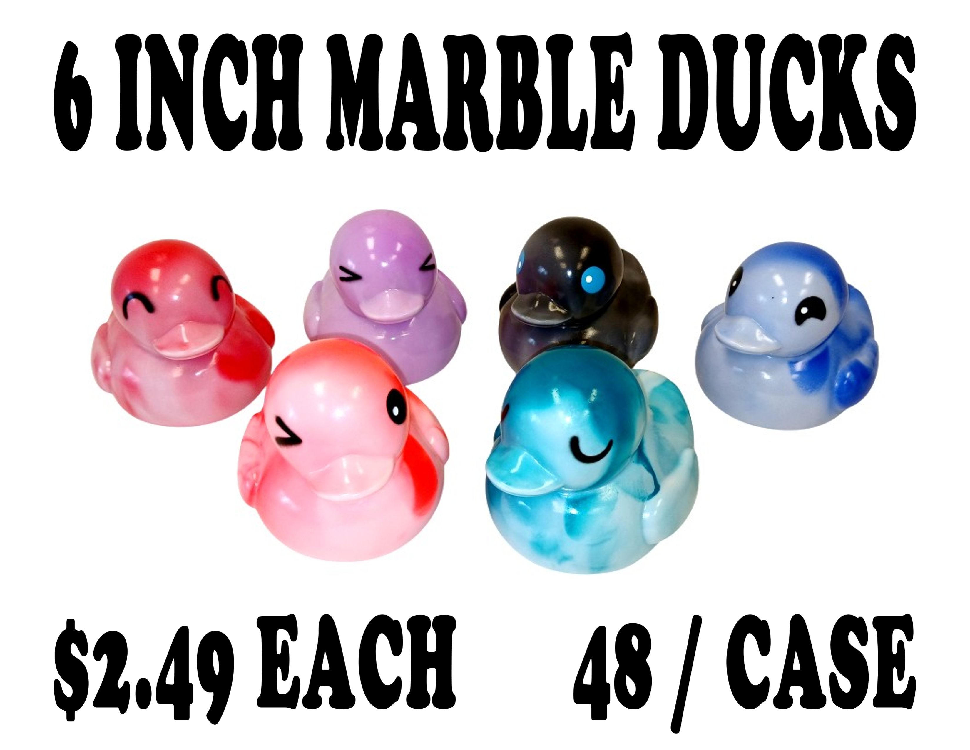 3672 - 6 ' MARBLE DUCKS