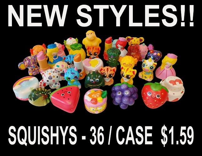36 PIECE SQUISHY MIX