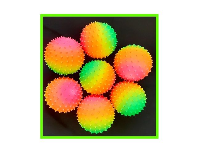RBB660 - 5-6 INCH RAINBOW KNOBBY BALL