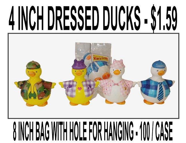 1055 - DRESSED DUCKS SQUISHYS