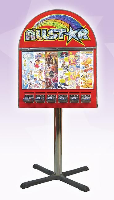 6 Column Allstar Sticker Machine