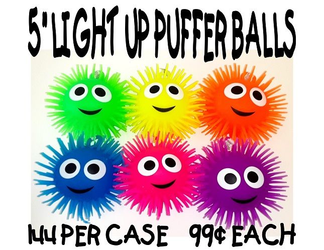 5016 MEDIUM SMILEY FACE PUFFER BALL