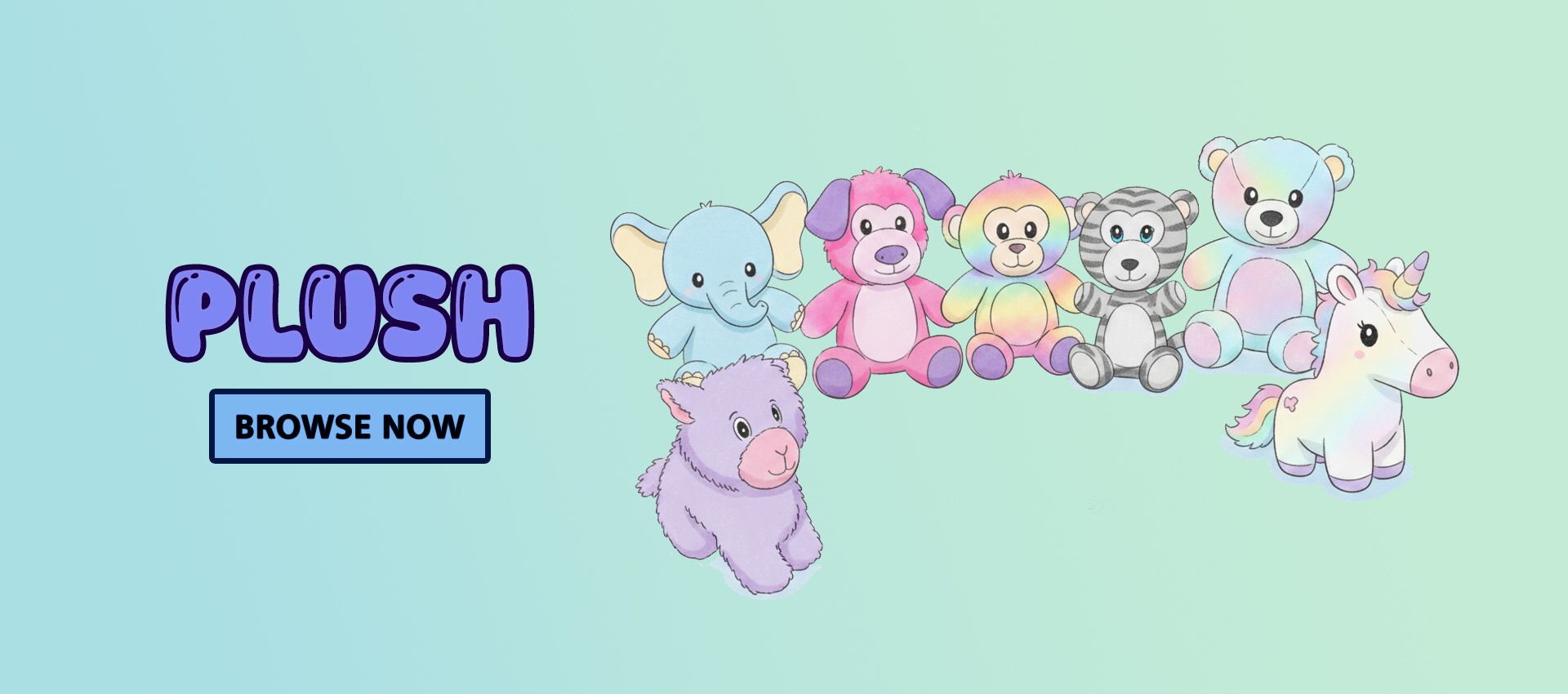 Purchase assortments of plush here