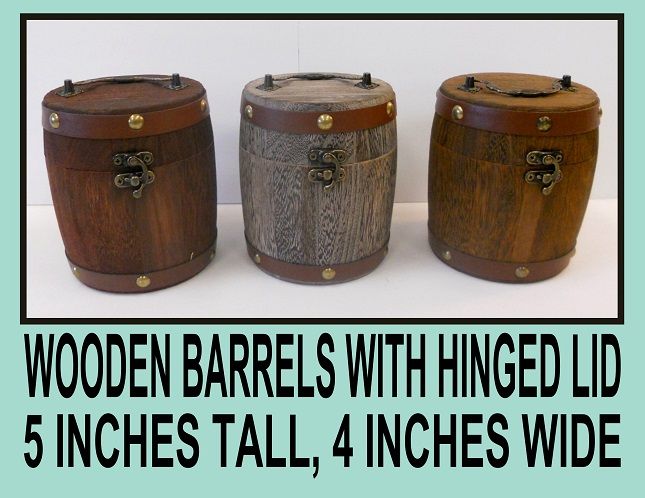 B65 WOODEN TREASURE BARRELS