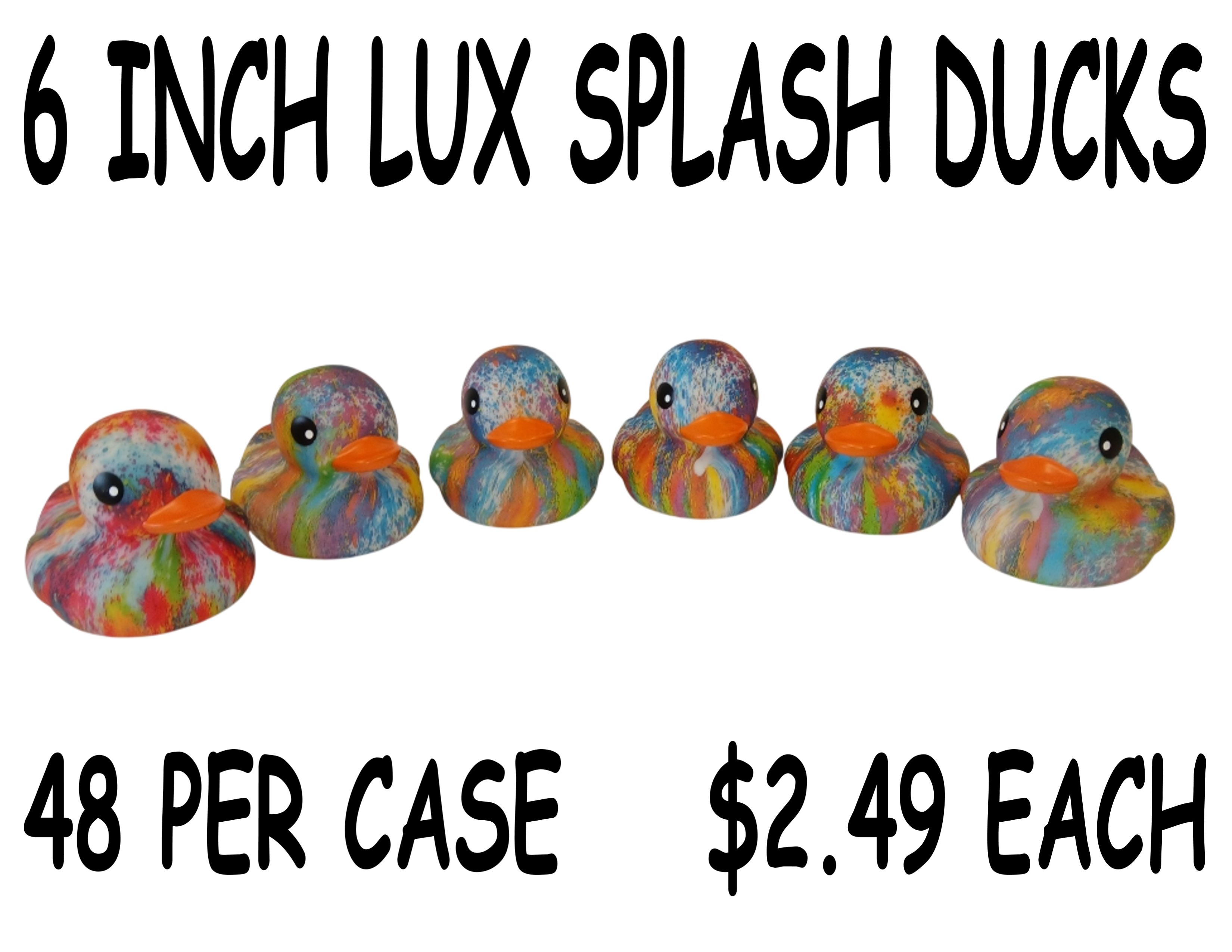 6 INCH LUXURY SPLASH DUCKS    ITEM #3847