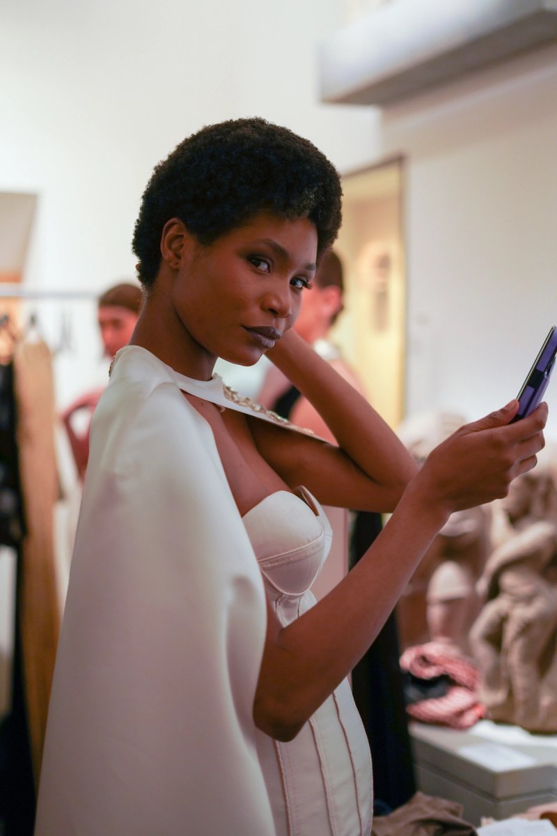 Model portrait fashion beauty in Paris