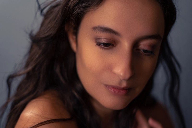 Studio actress portrait photography in Paris